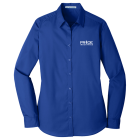 Port Authority® Women's Long Sleeve Carefree Poplin Shirt