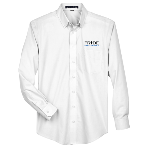 Devon & Jones Men's Crown Woven Collection Solid Broadcloth