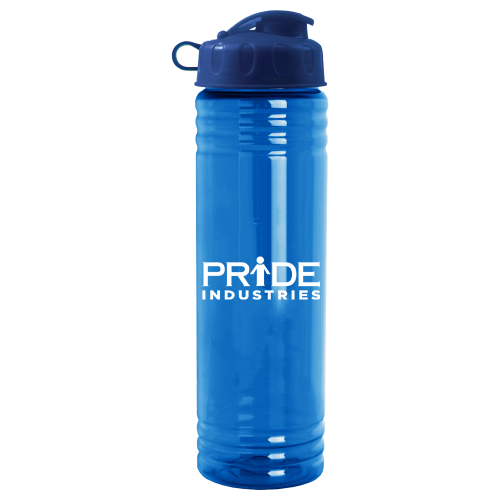 24 Oz. Slim Fit Water Bottle With Flip Lid 24 Oz. Slim Fit Water Bottle With Flip Lid